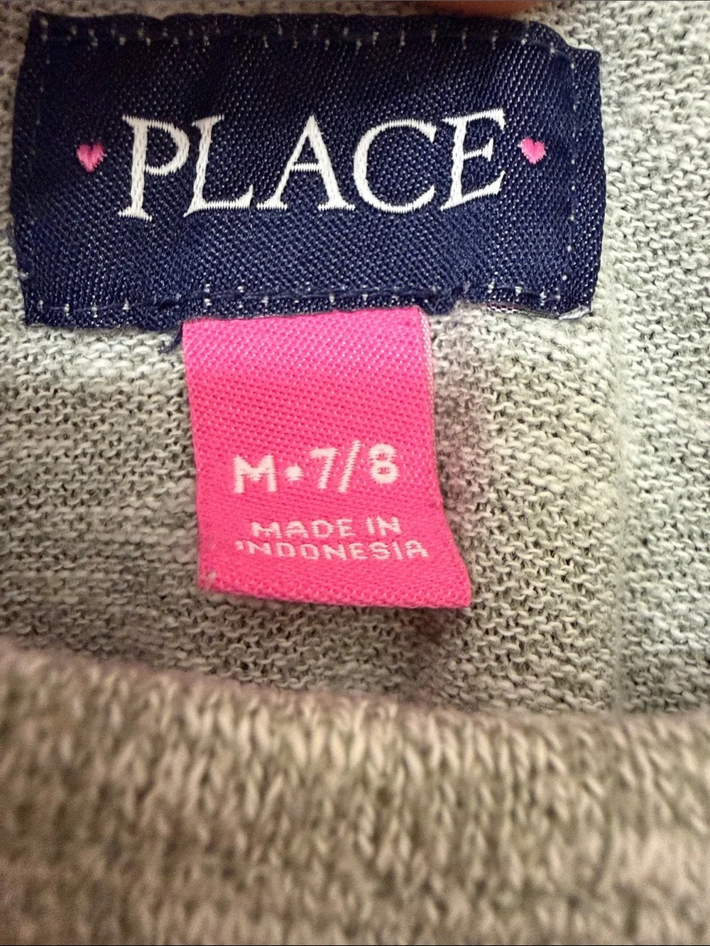 Place Kid's Light Heather Gray Graphic Long Sleeve Tshirt